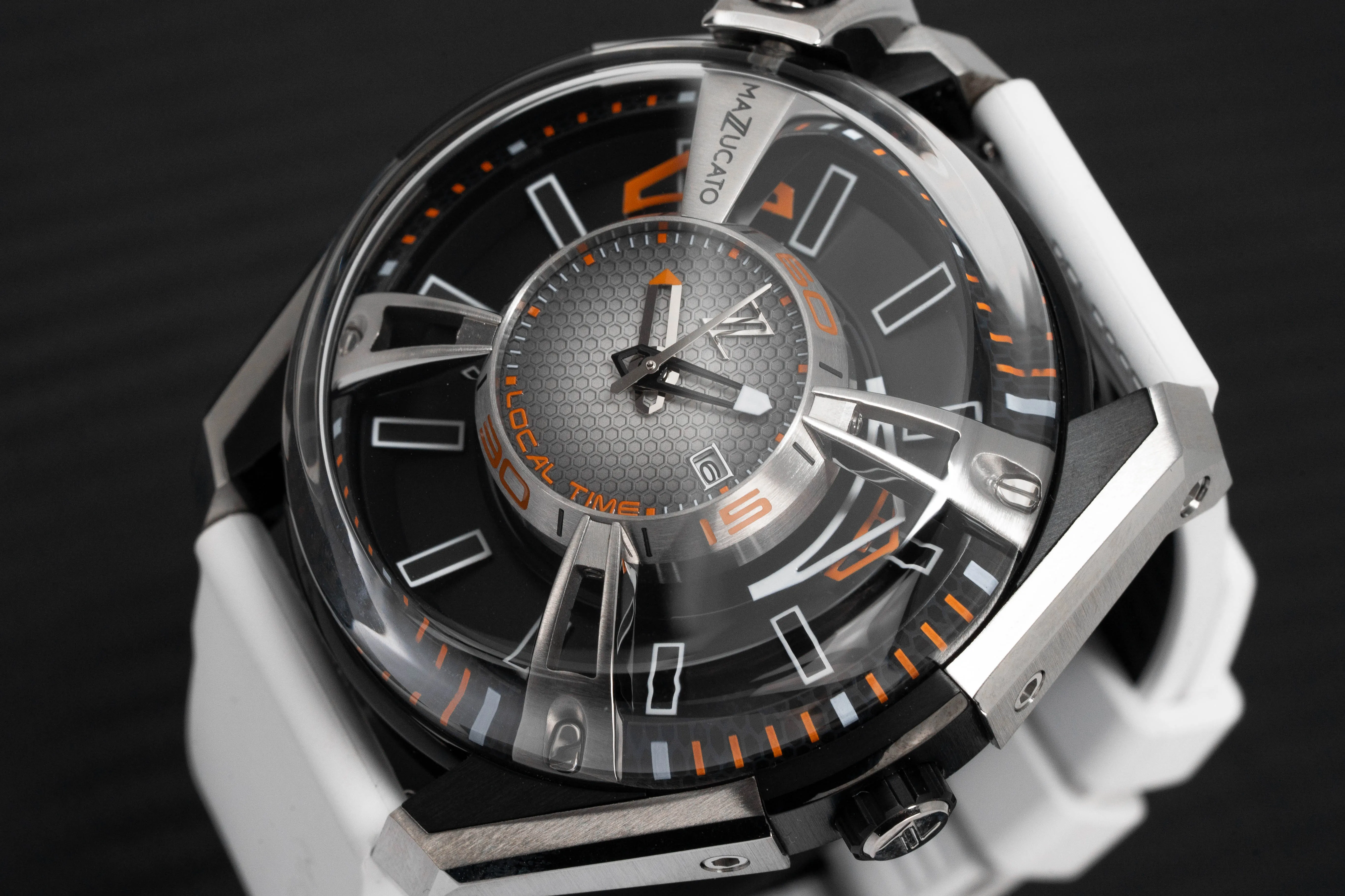 Mazzucato Watch Automatic LAX Limited Edition Dual Time 04-WH