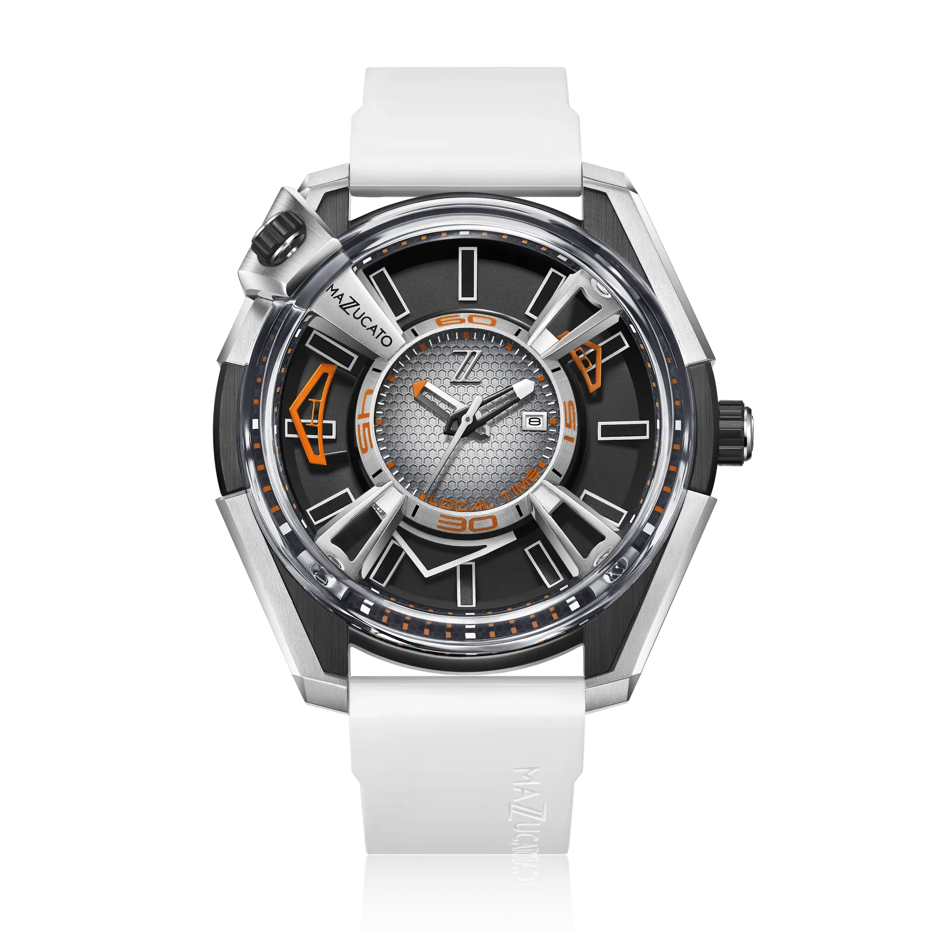 Mazzucato Watch Automatic LAX Limited Edition Dual Time 04-WH