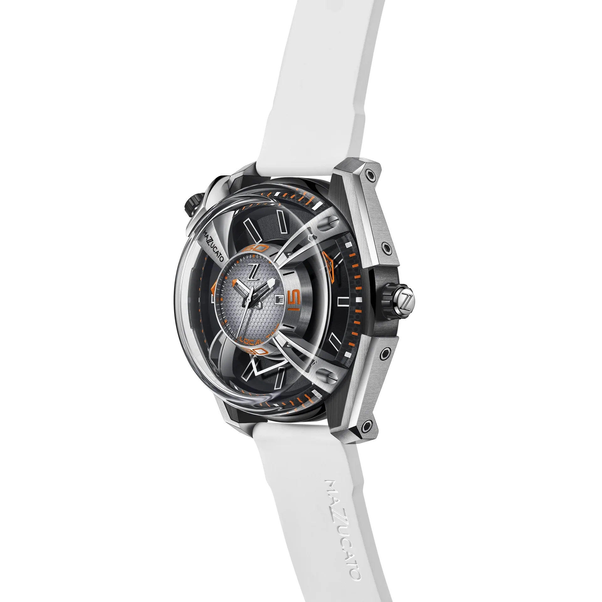 Mazzucato Watch Automatic LAX Limited Edition Dual Time 04-WH