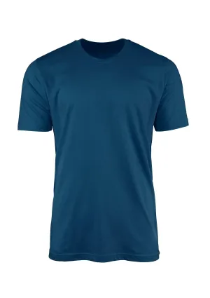 Men's Deep Teal Blue Cotton T-Shirt