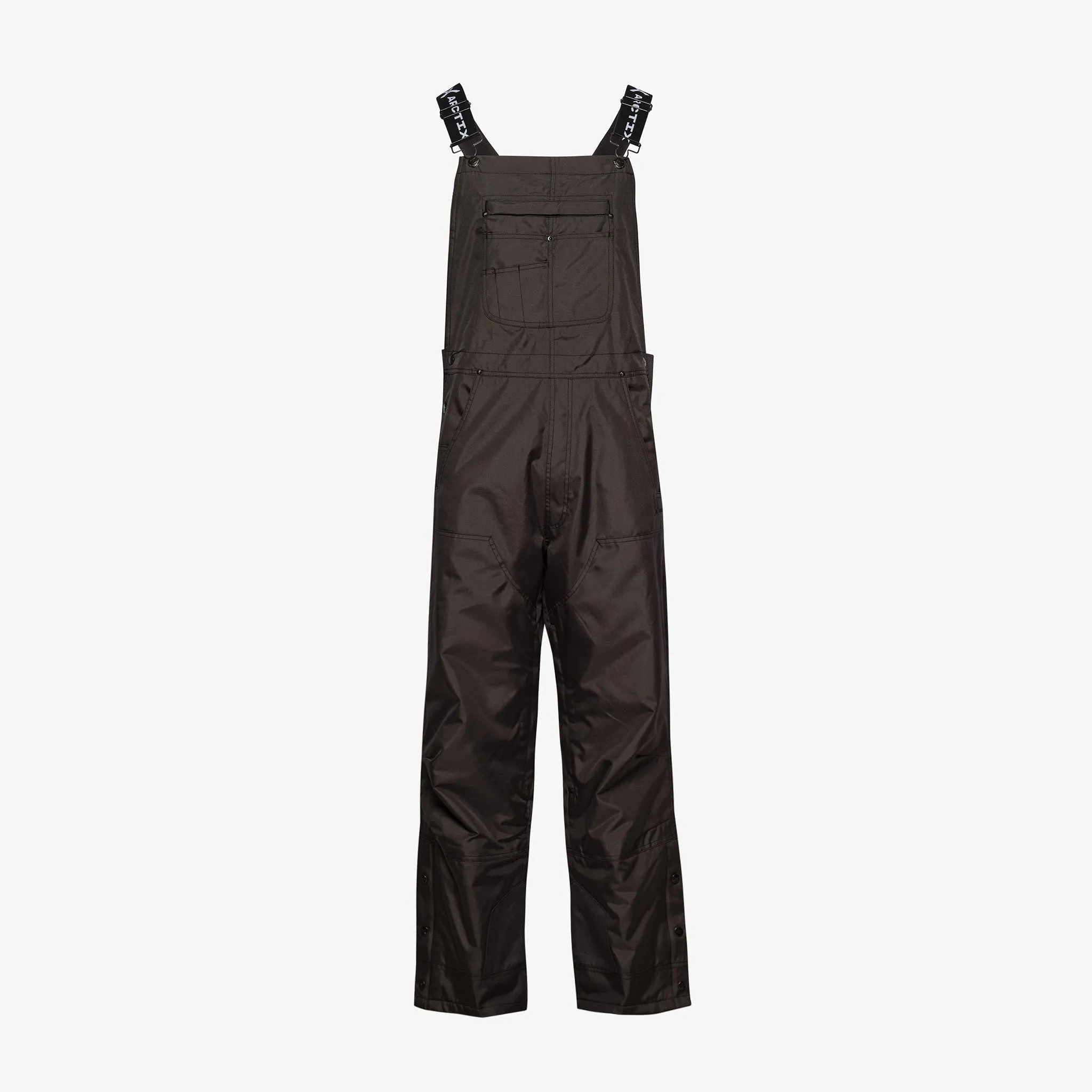 Men's Fleece Lined Insulated Reinforced Performance Cold Weather Outdoor Bib Overalls