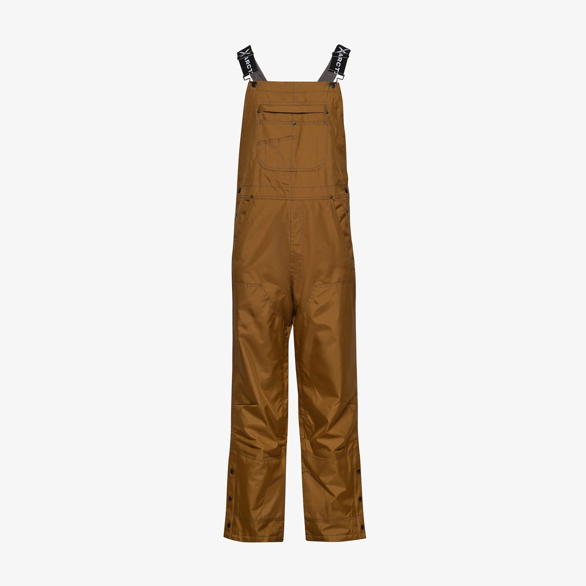 Men's Fleece Lined Insulated Reinforced Performance Cold Weather Outdoor Bib Overalls