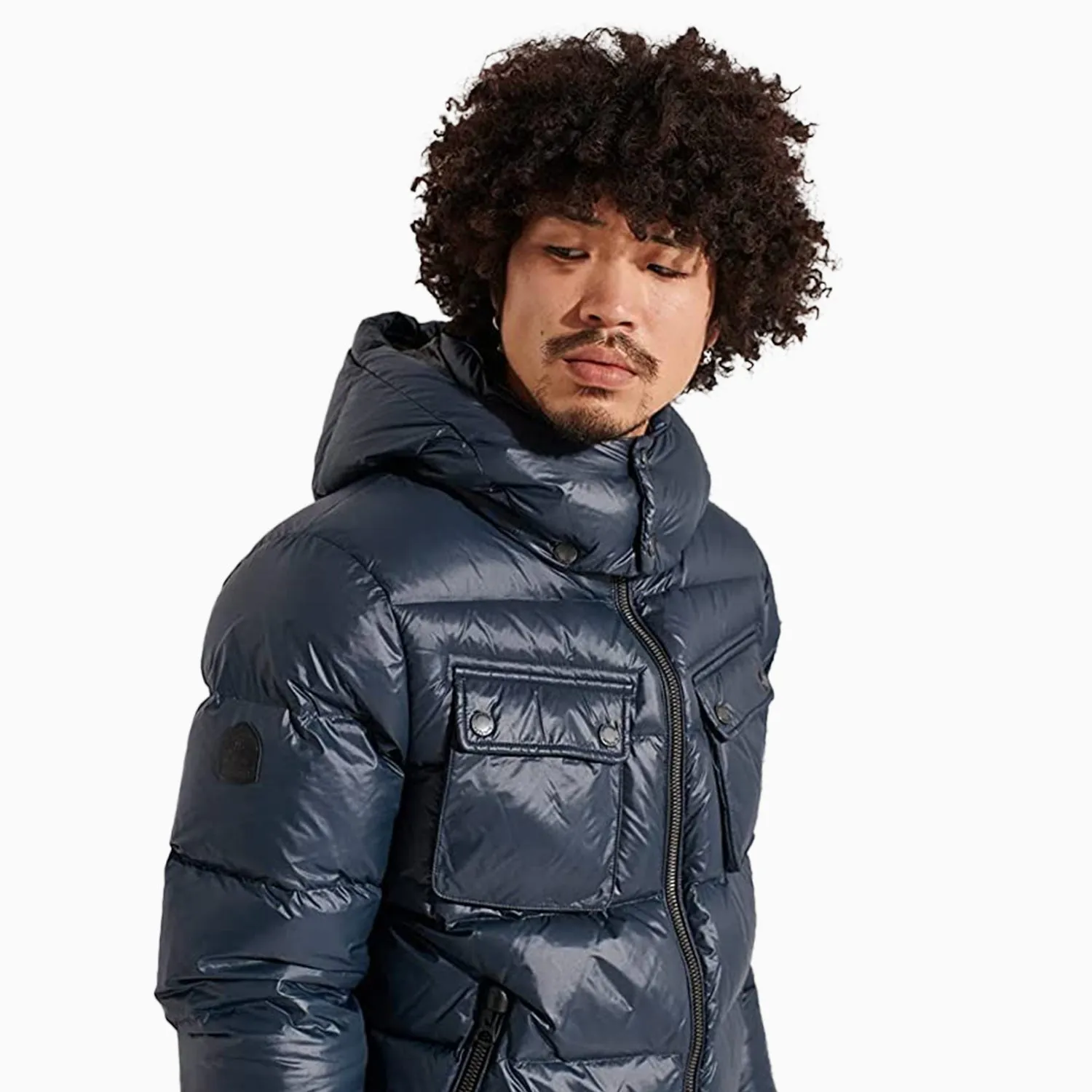 Men's Mountain Hooded Down Puffer Jacket