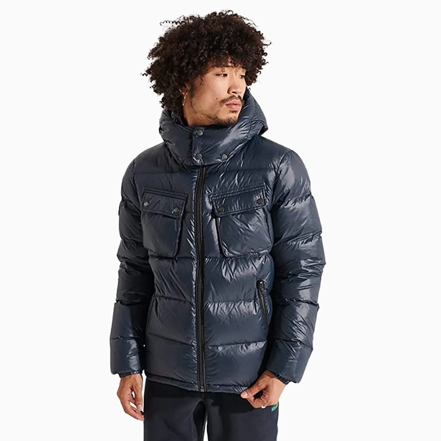 Men's Mountain Hooded Down Puffer Jacket