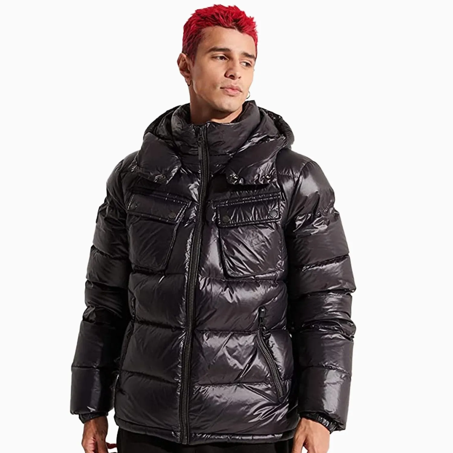 Men's Mountain Hooded Down Puffer Jacket