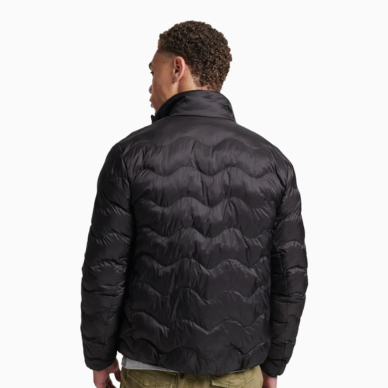 Men's Short Quilted Light Puffer Jacket