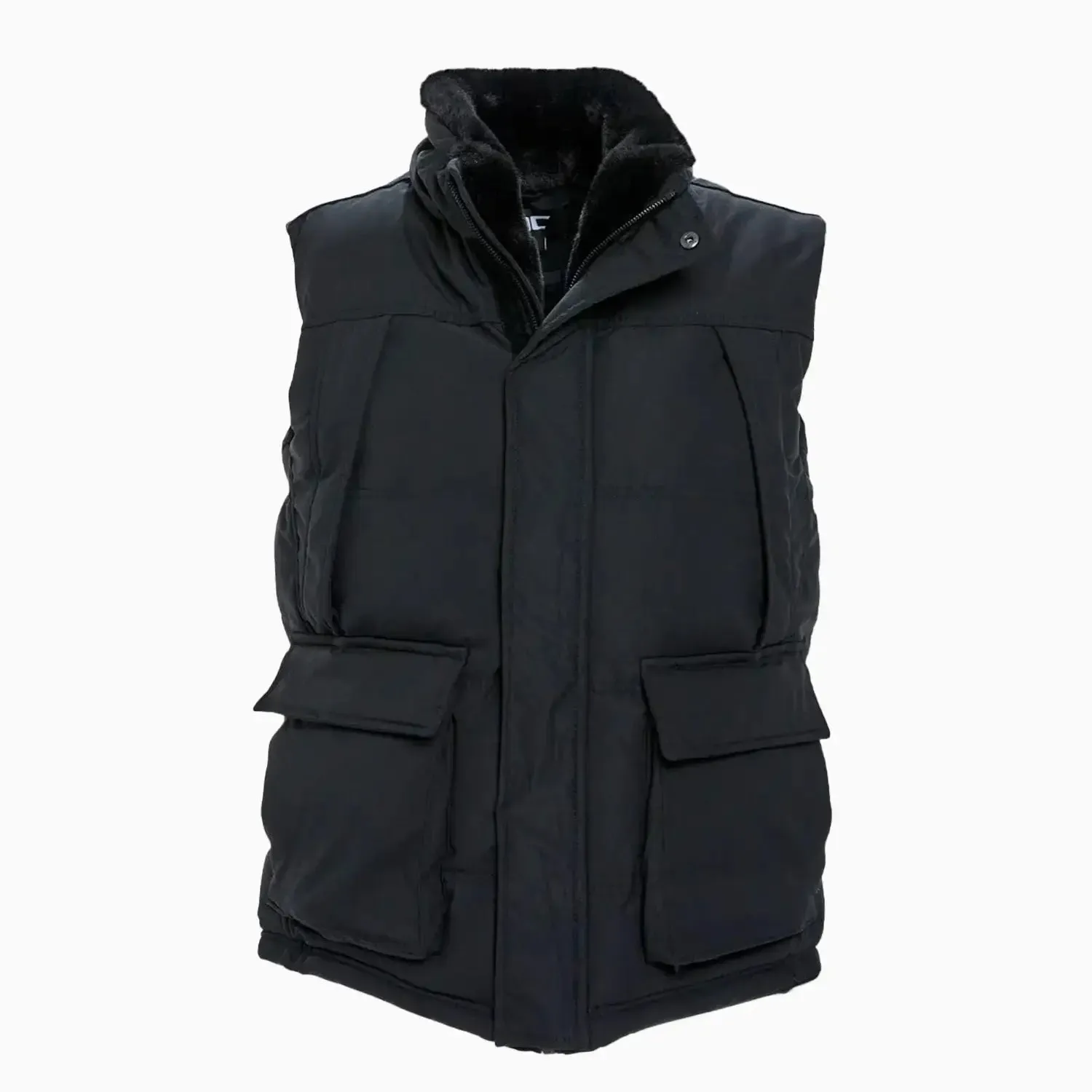 Men's Yukon Fur Lined Puffer Vest