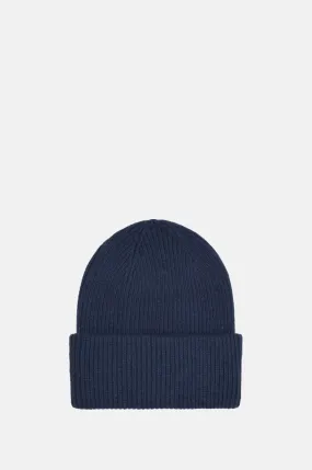 Merino Wool Hat Navy Blue