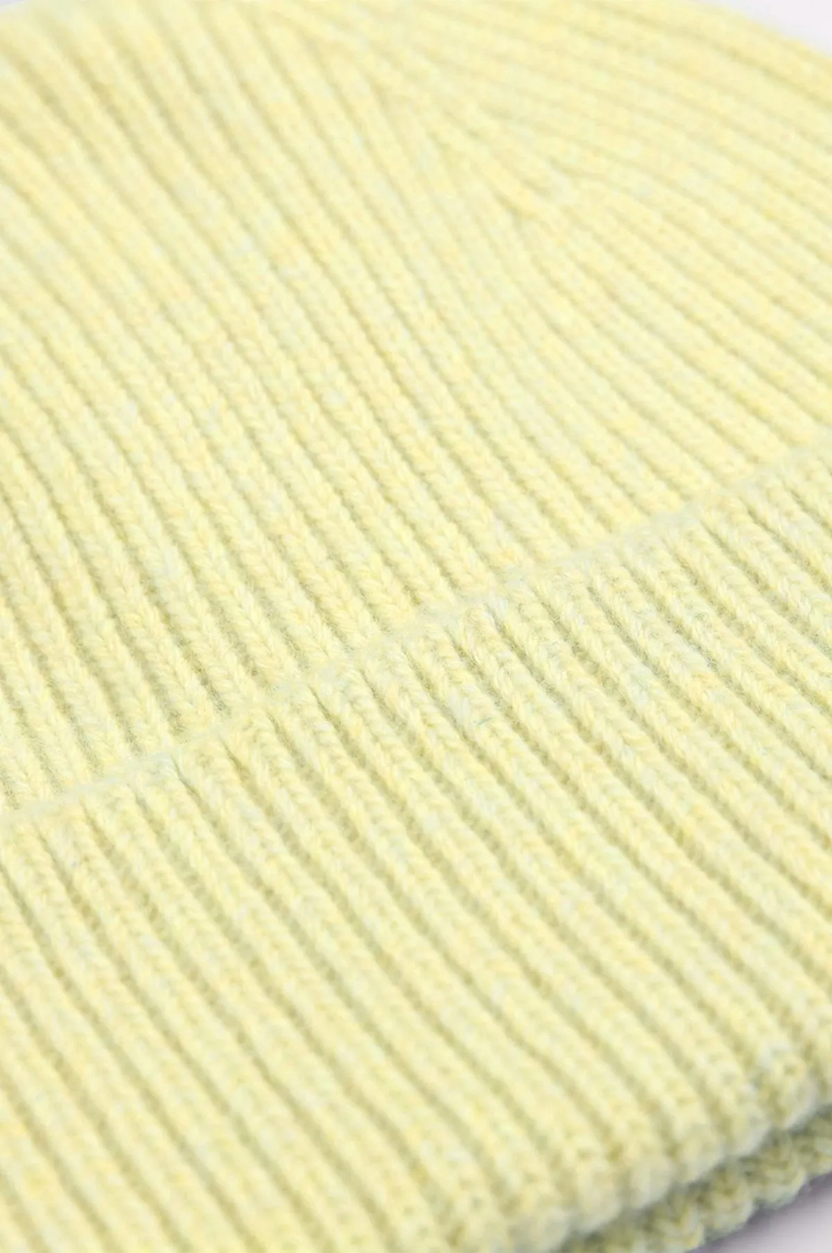 Merino Wool Hat Soft Yellow