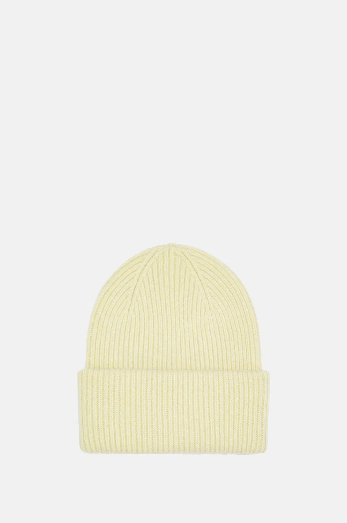 Merino Wool Hat Soft Yellow