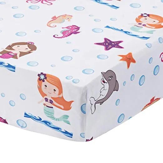 Mermaid Adventures 3-Piece Crib Bedding Set