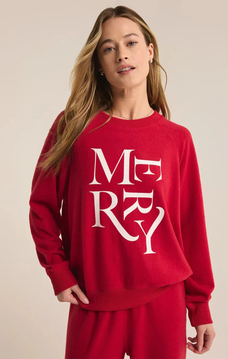 Merry Cozy Knit Top