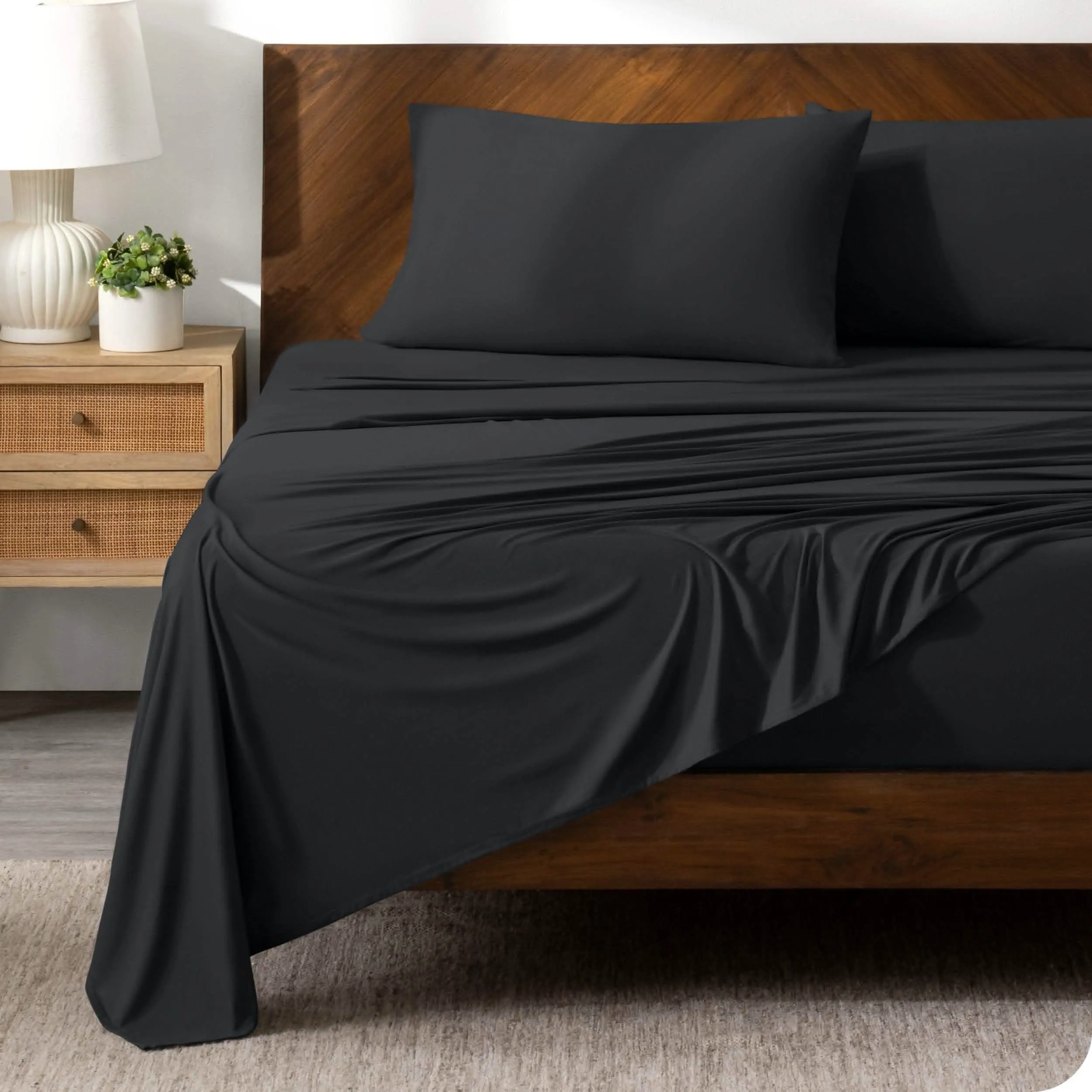 Microfiber Stretch Knit Sheet Set