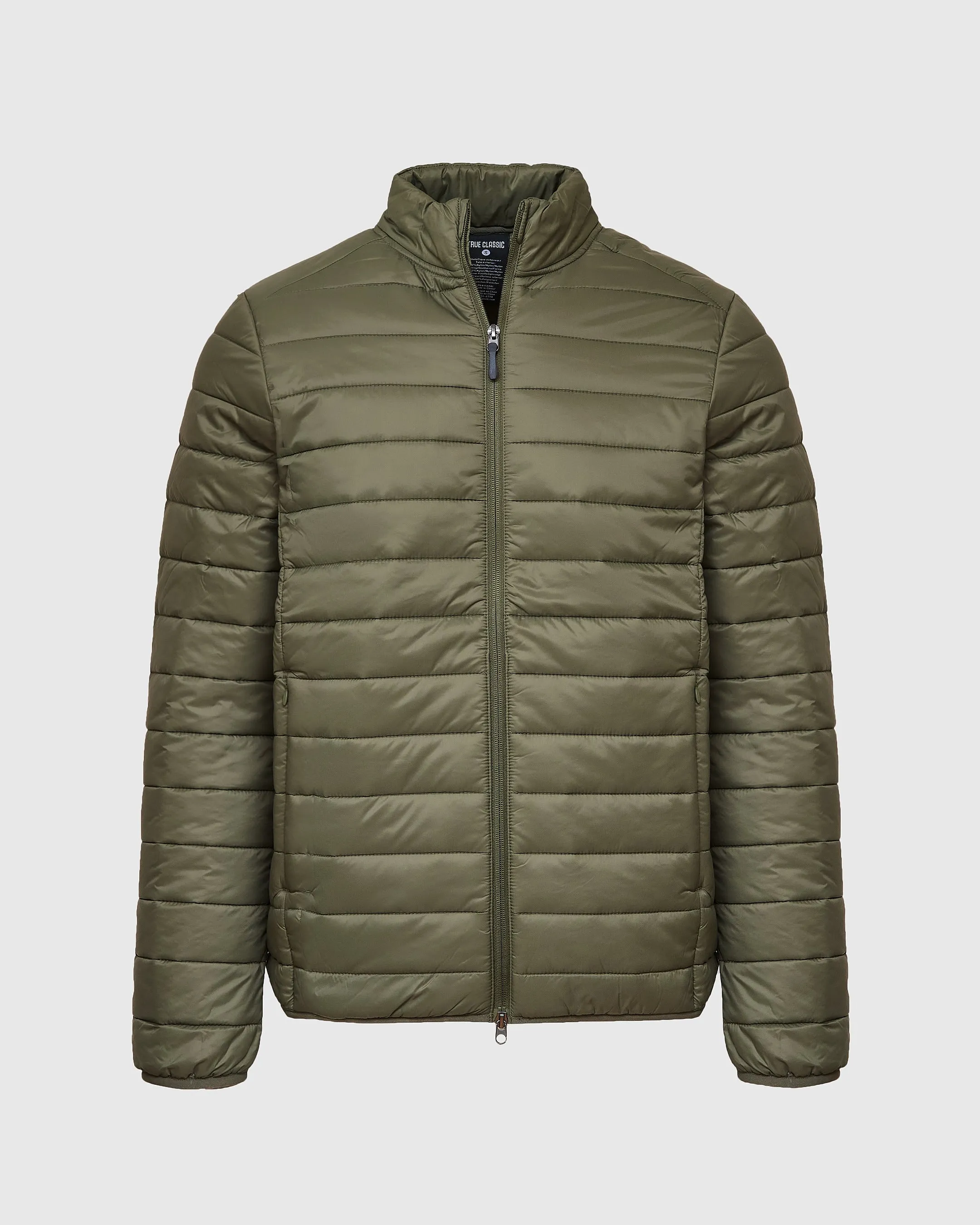 Military Green Puffer Jacket