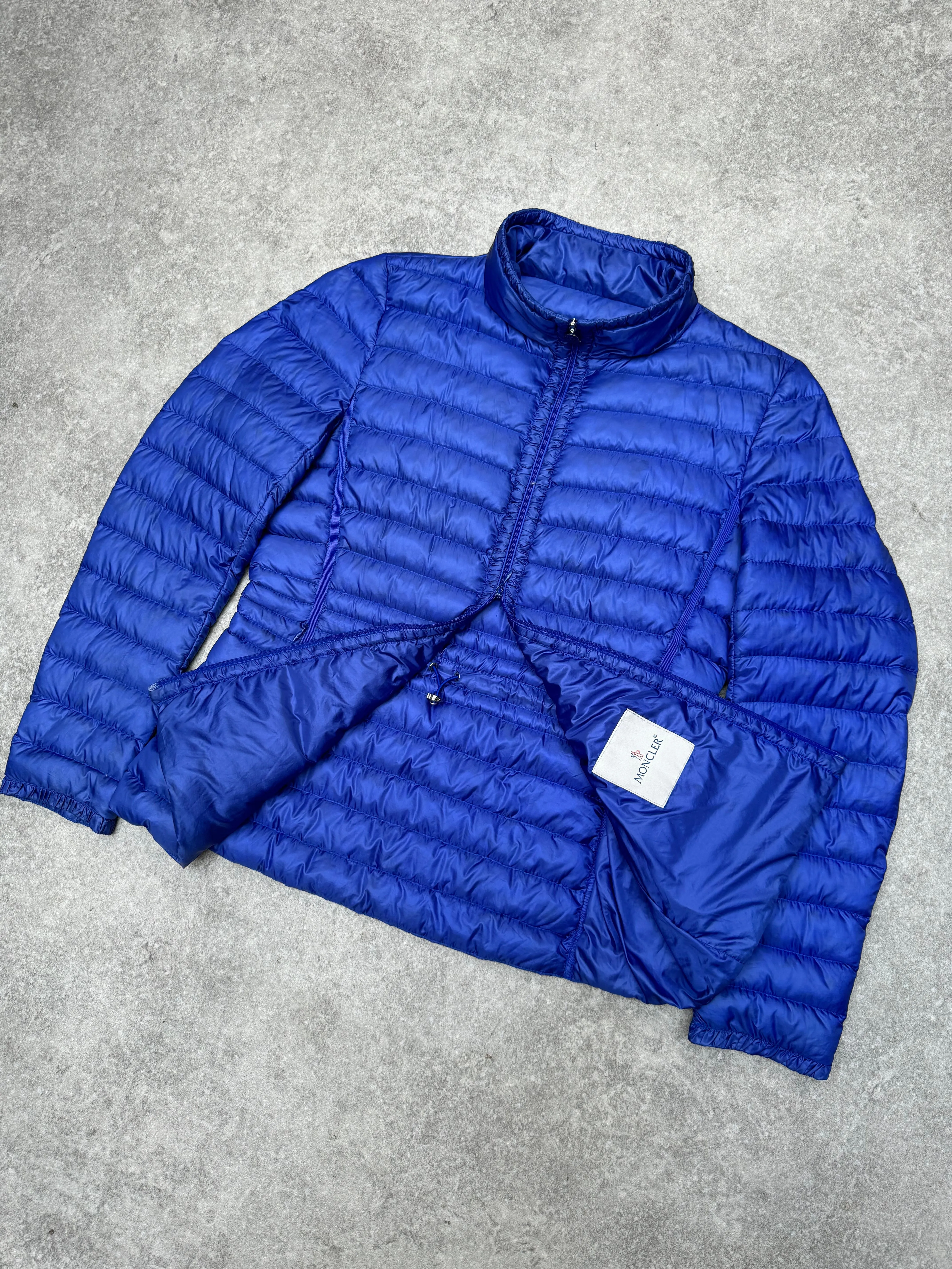 Moncler Lightweight Cerulean Puffer Jacket