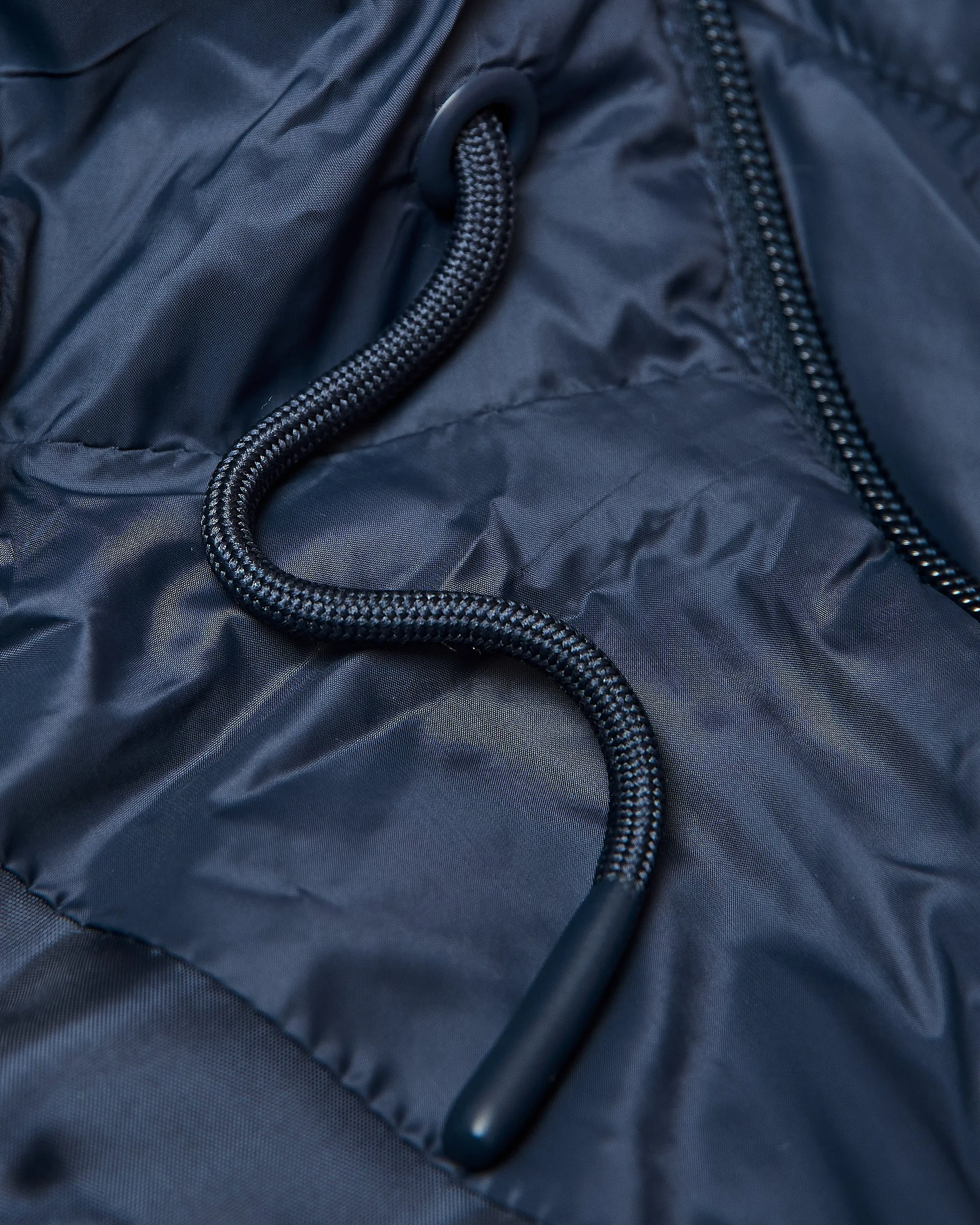 Navy Hooded Puffer Jacket