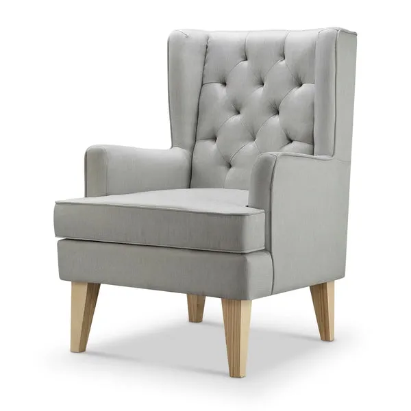 Nested Soothe Easy chair & Rocker Grey/Beech