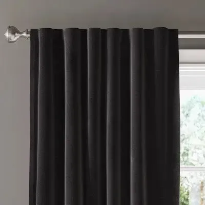 New - 1pc Velvet Blackout Window Curtain Panel - Threshold