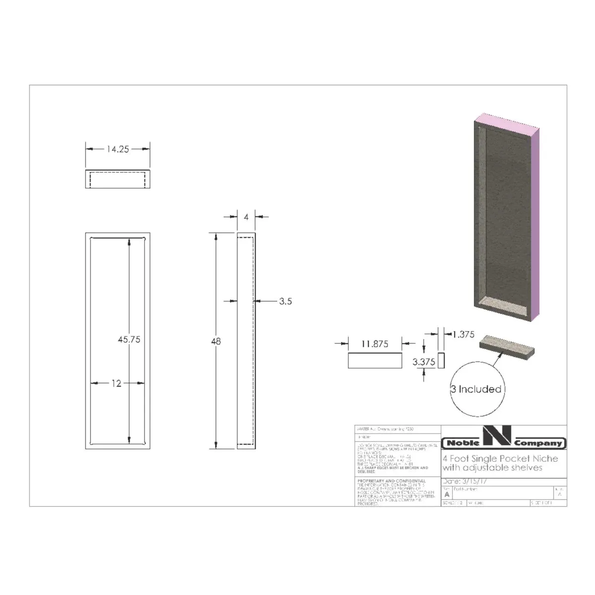 Noble Shower Niches