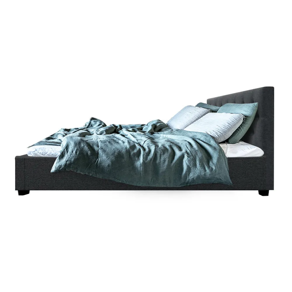 Noosa Storage Double Bed Frame Charcoal