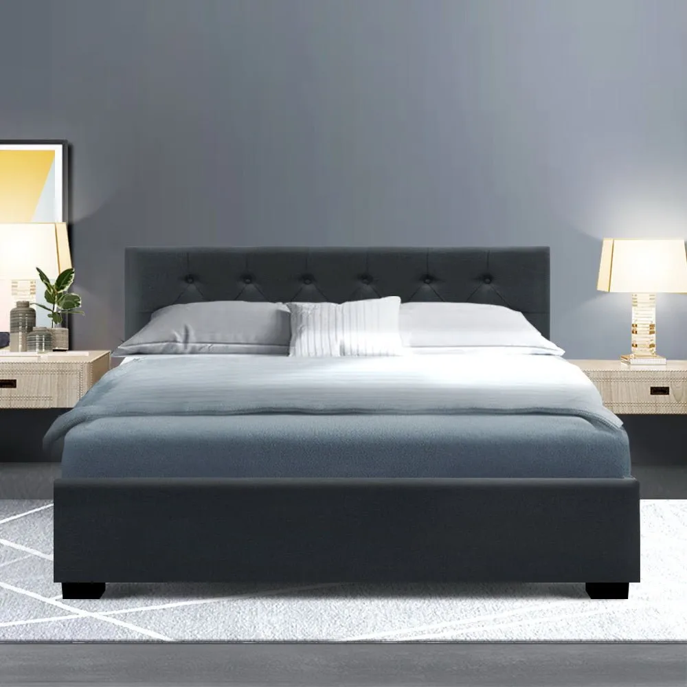 Noosa Storage Double Bed Frame Charcoal