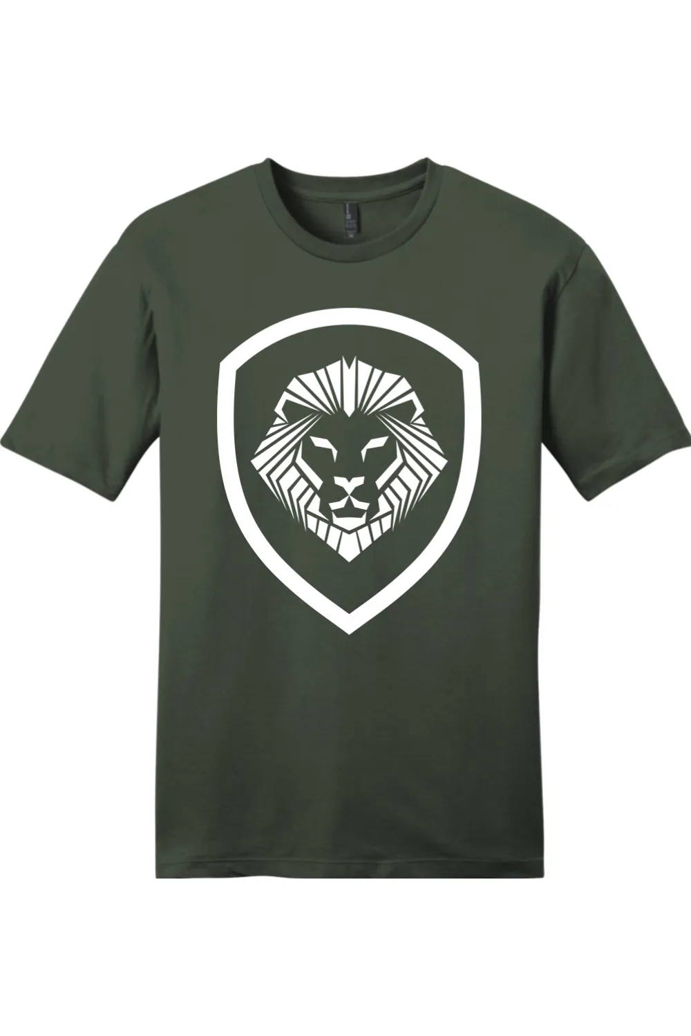 Oversized Lion Shield Short Sleeve T-Shirt