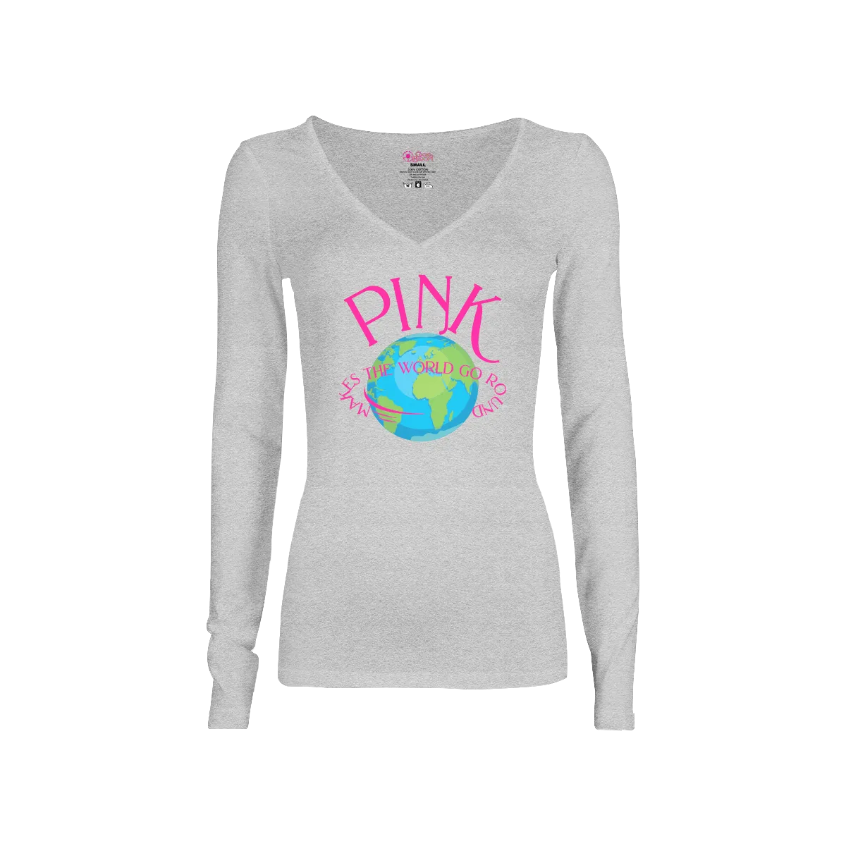 Pink World Long-Sleeve T-Shirt