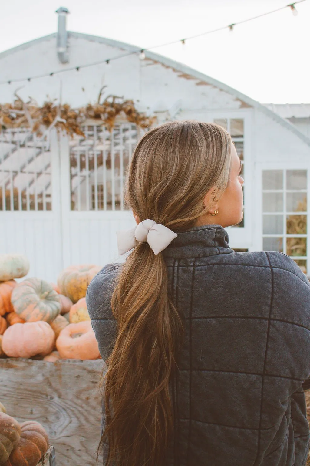 Puffer Bow Scrunchie