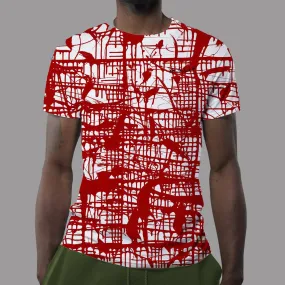 Red Matrix, MEN'S T-Shirt by Jumper Maybach®