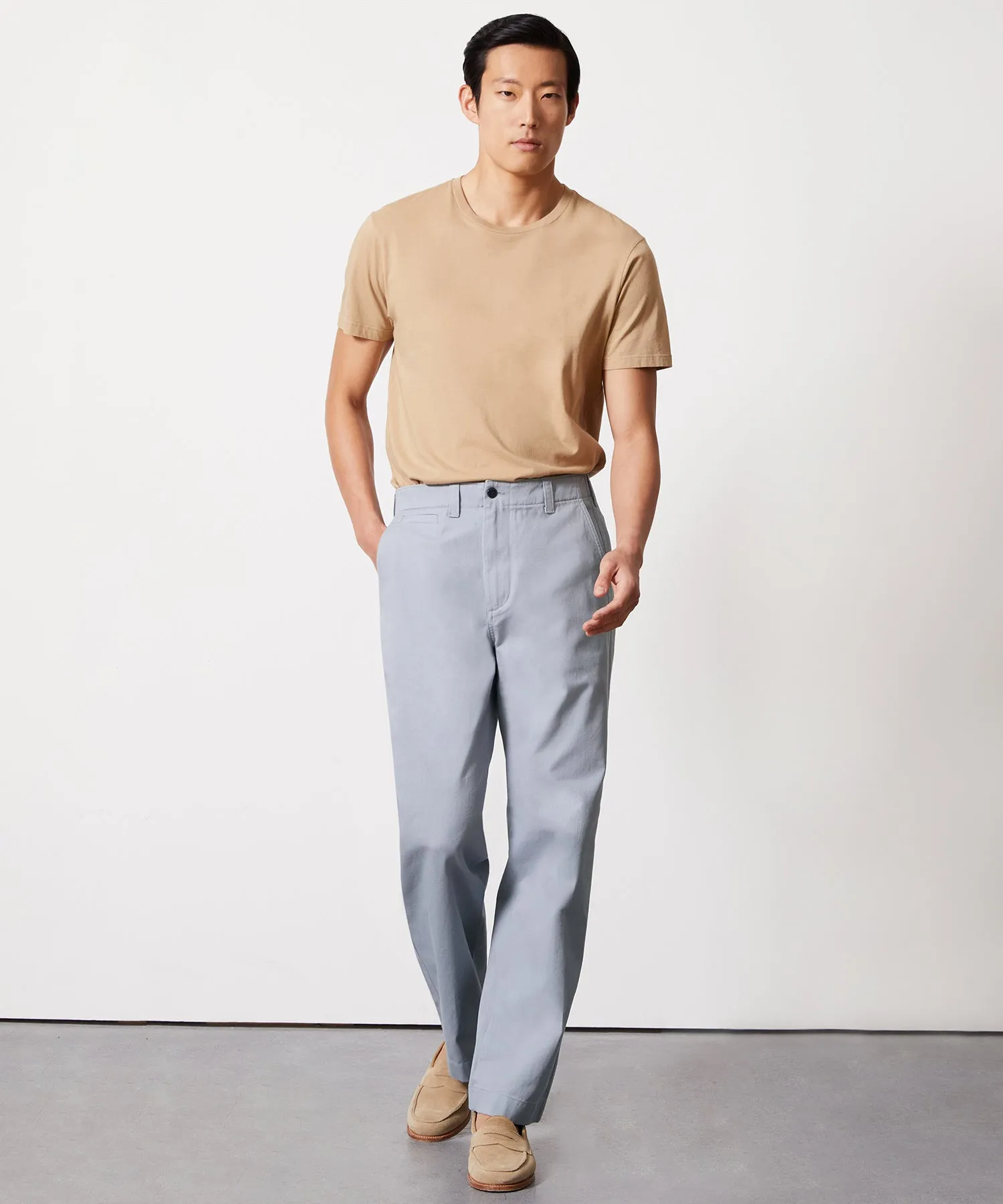 Relaxed Fit Favorite Chino in Steel Blue