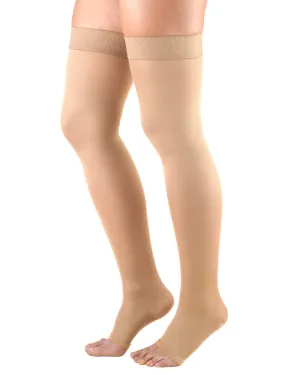 ReliefWear Women's Opaque Thigh High Open Toe 20-30