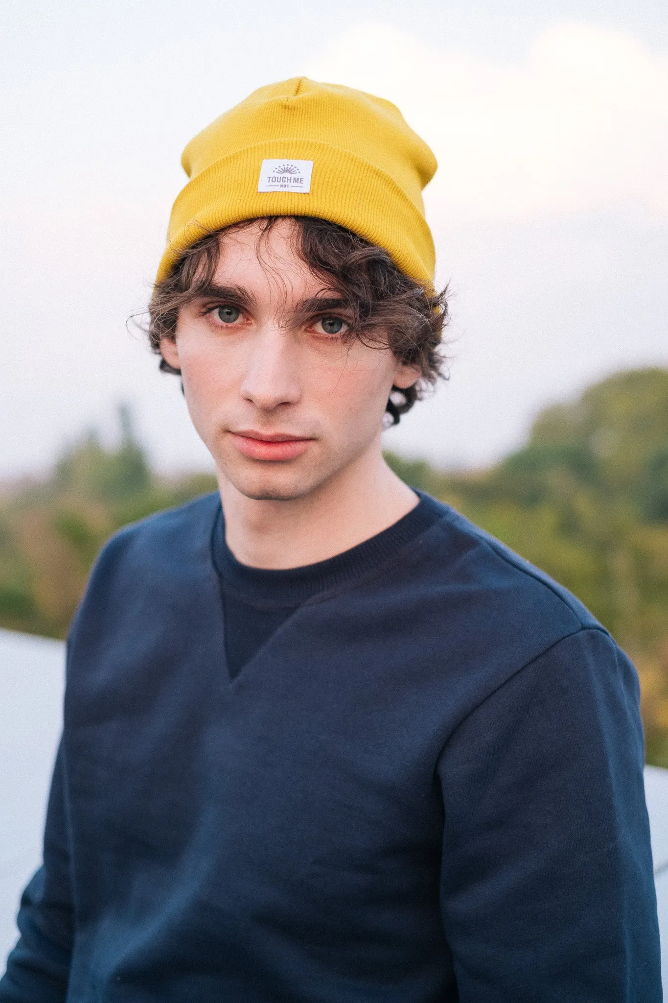 RIB BEANIE / MUSTARD