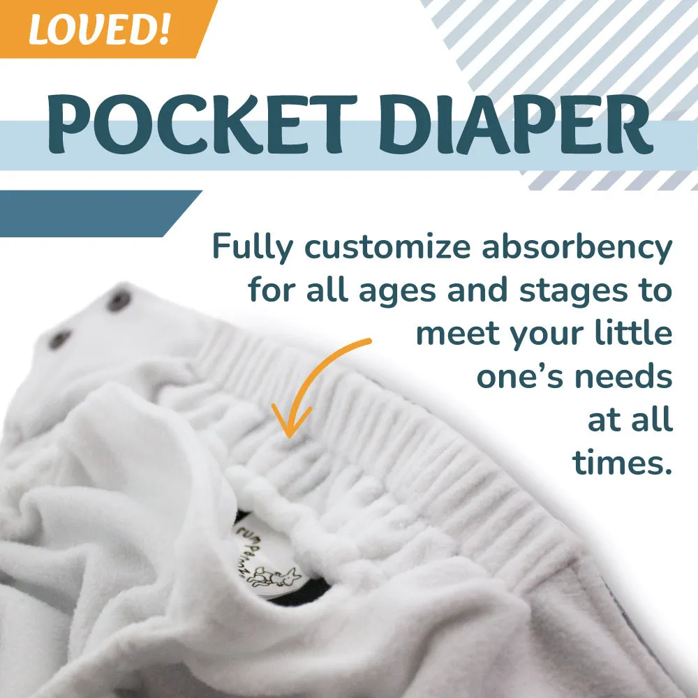 Rumparooz G3 One Size Pocket Cloth Diaper - Clover