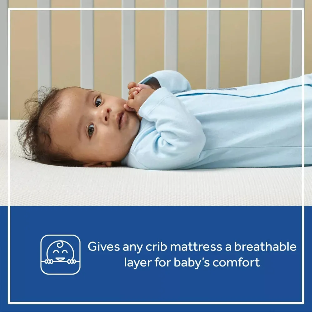 Sealy® FreshFlow Breathable Crib and Toddler Mattress Pad