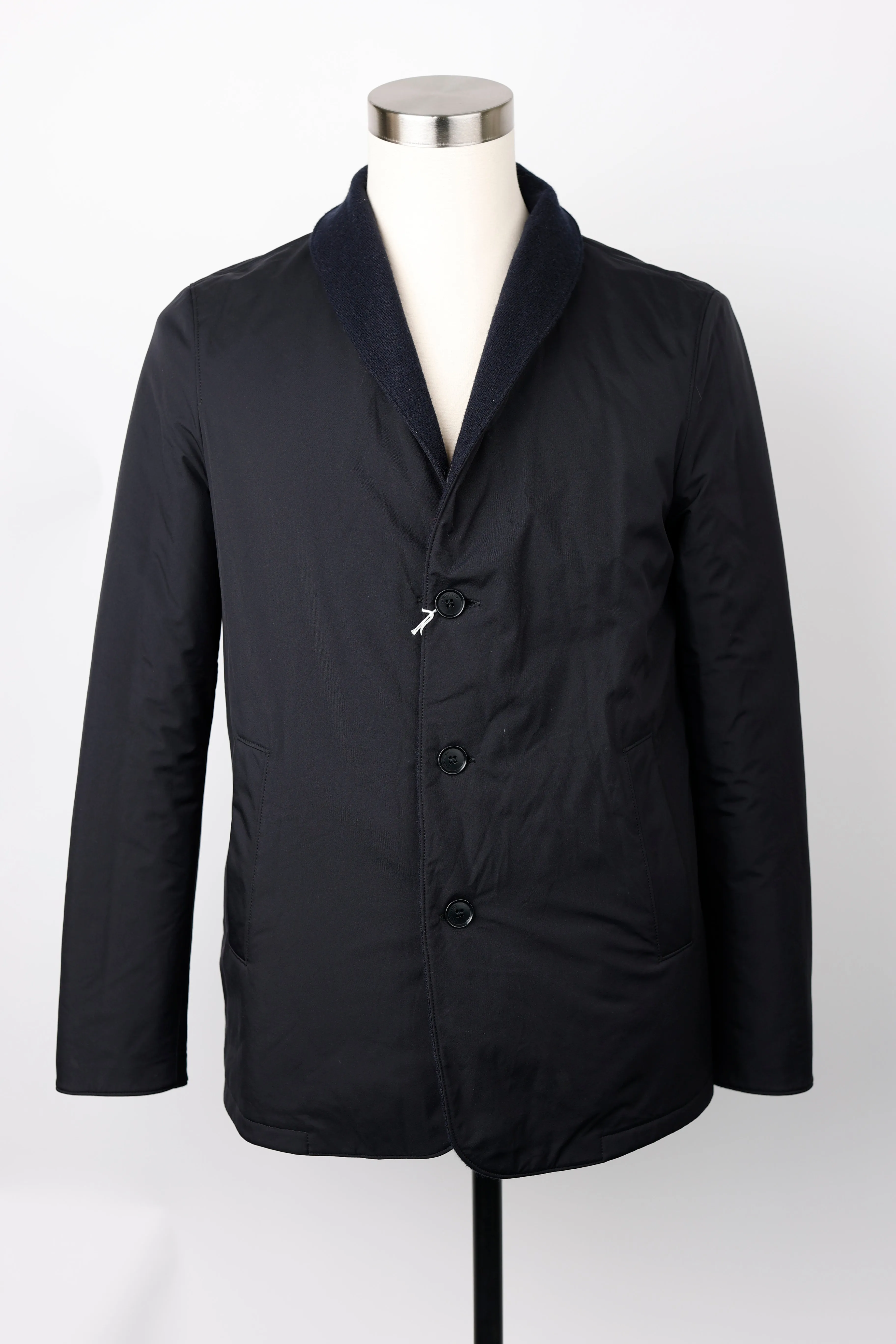 Short Reversible Cashmere/Poly Jacket