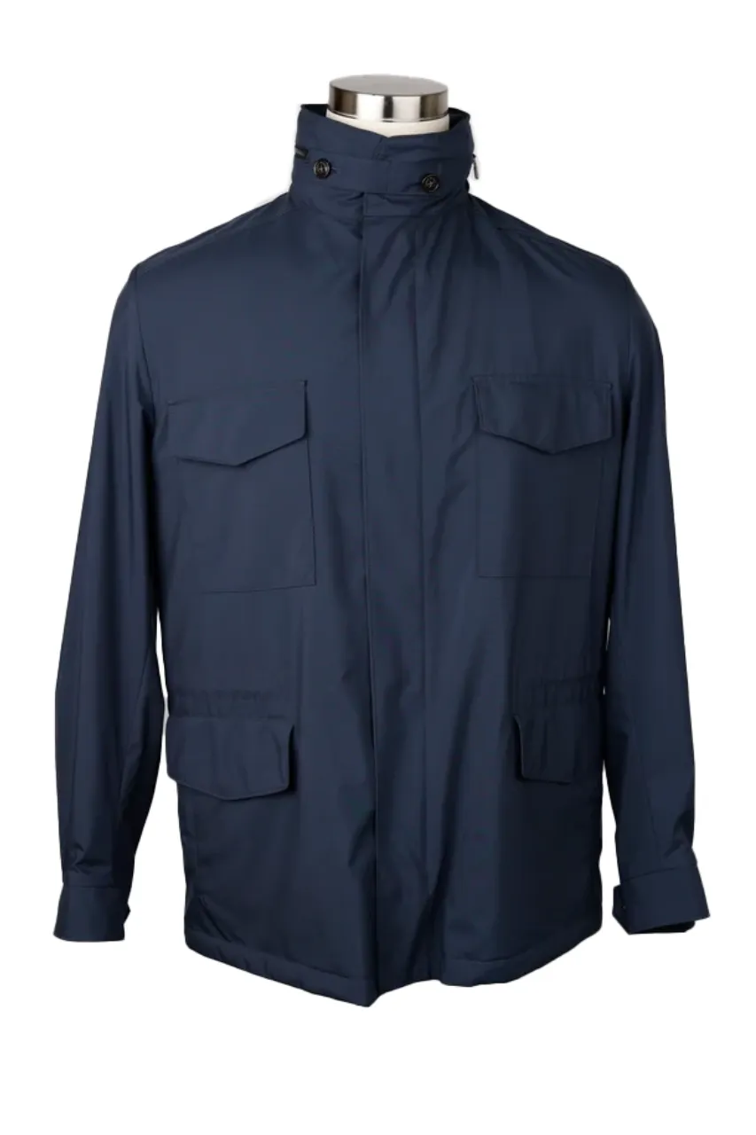 Short Traveler Cashmere Lined Lightweight Jacket