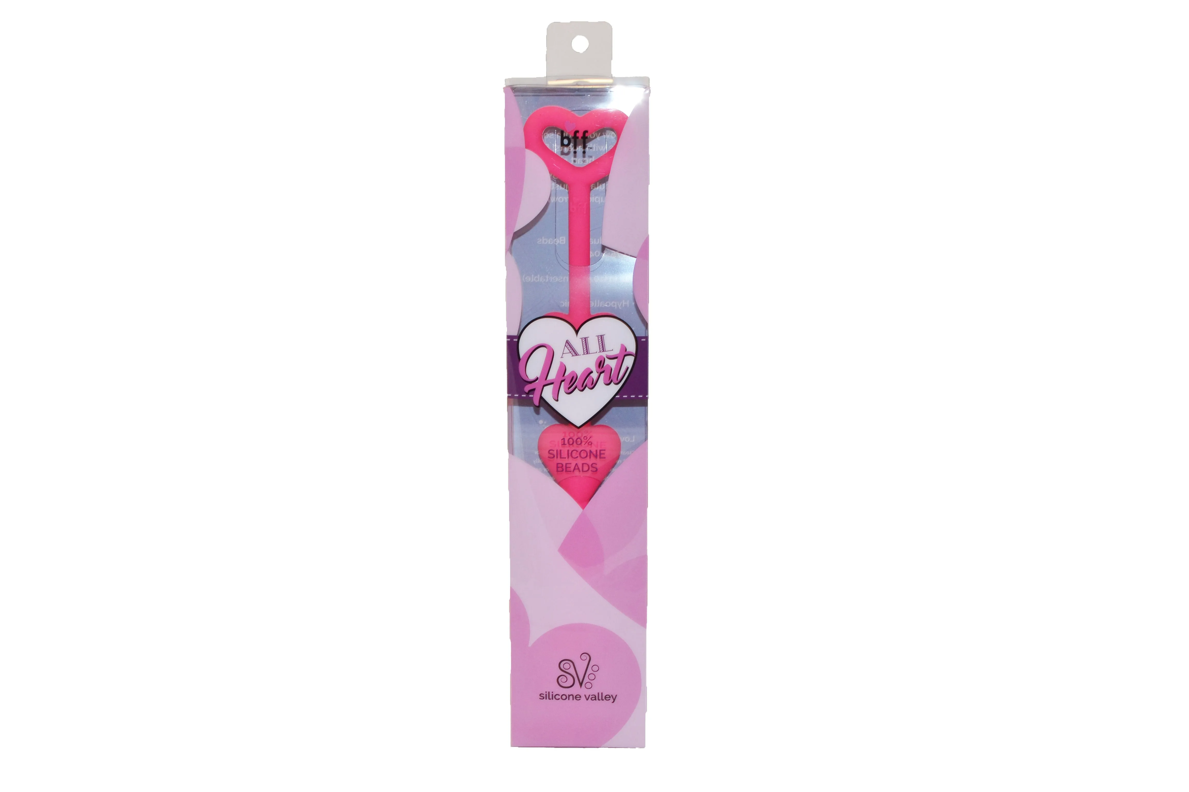 Si-62200 ALL HEART ANAL BEADS - PINK