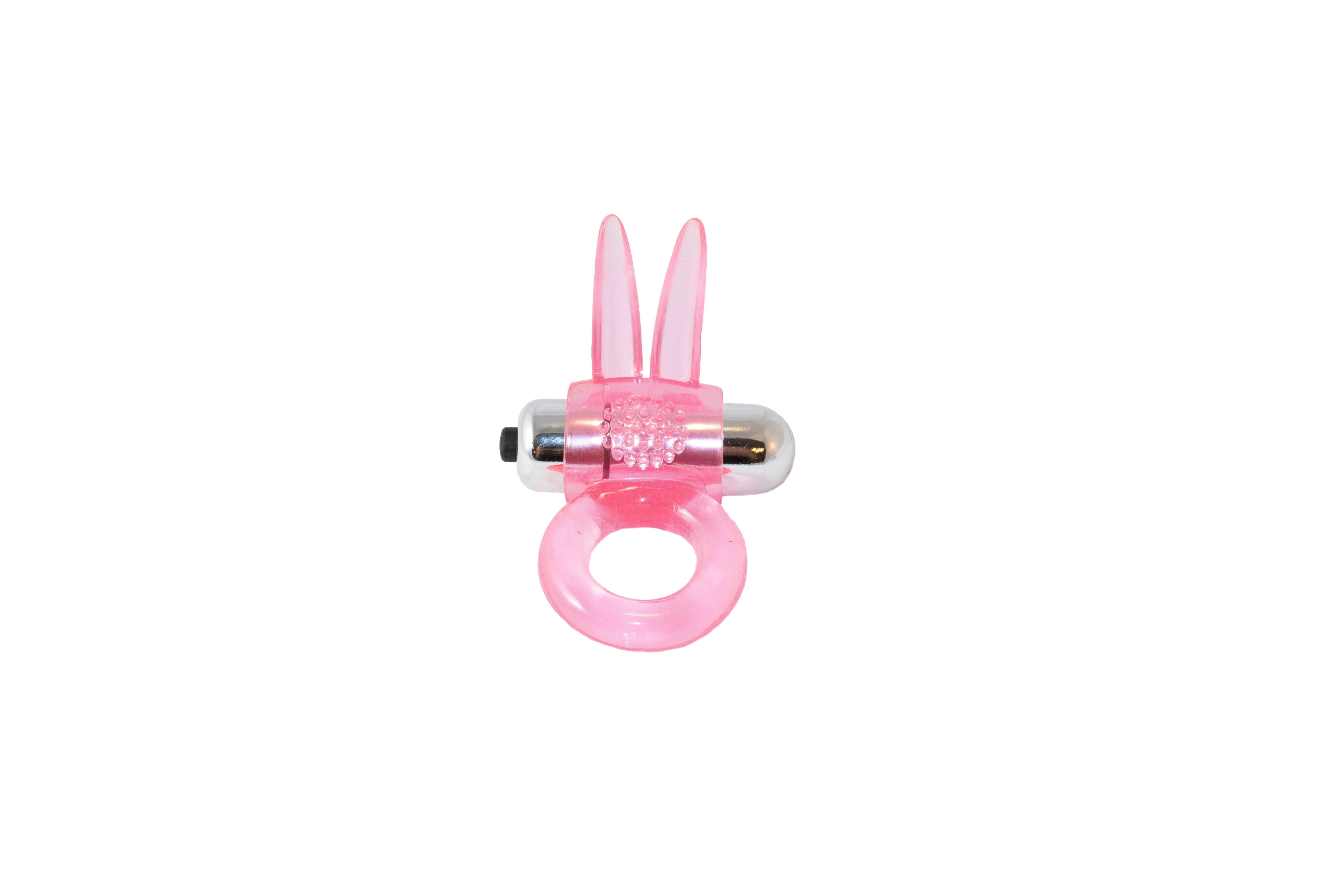 SI-62310 RIBBIDY RABBIT VIBRATING COCK RING- PINK