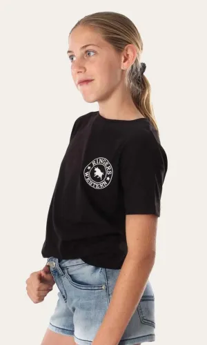 Signature Bull Kids Unisex T-Shirt Black