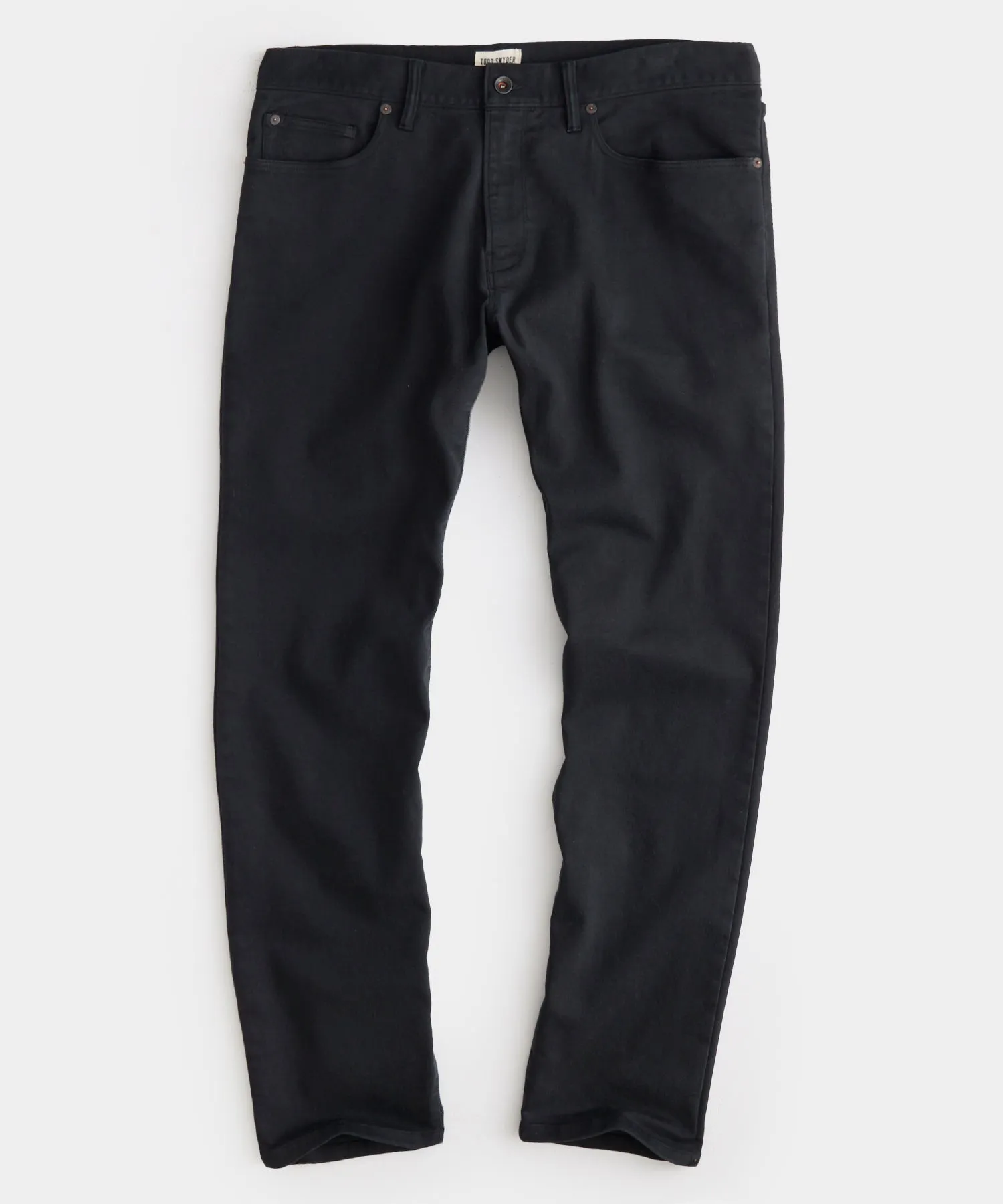 Slim Fit 5-Pocket Chino in Black