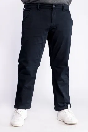 Standard Fit Navy Chinos (Plus Size) - W21 - MC0002P