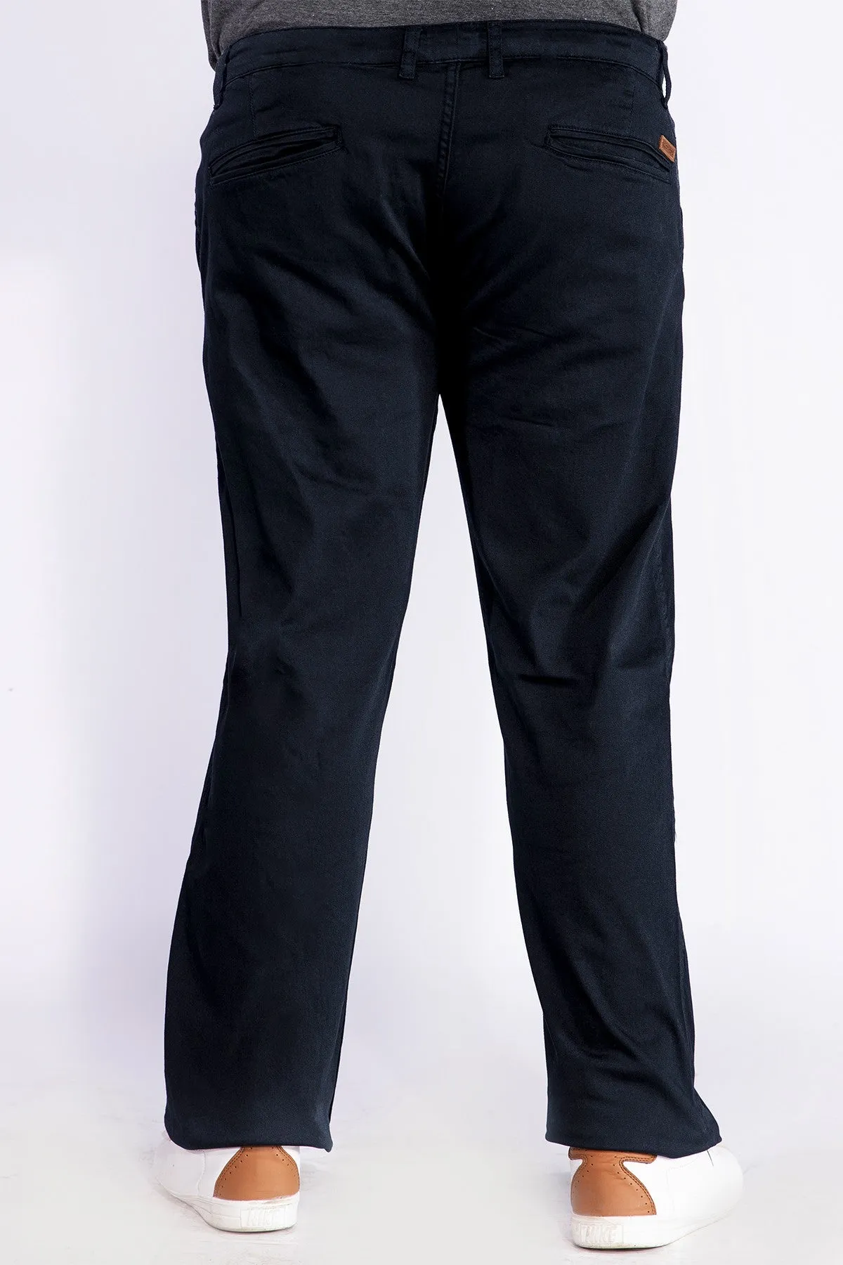 Standard Fit Navy Chinos (Plus Size) - W21 - MC0002P