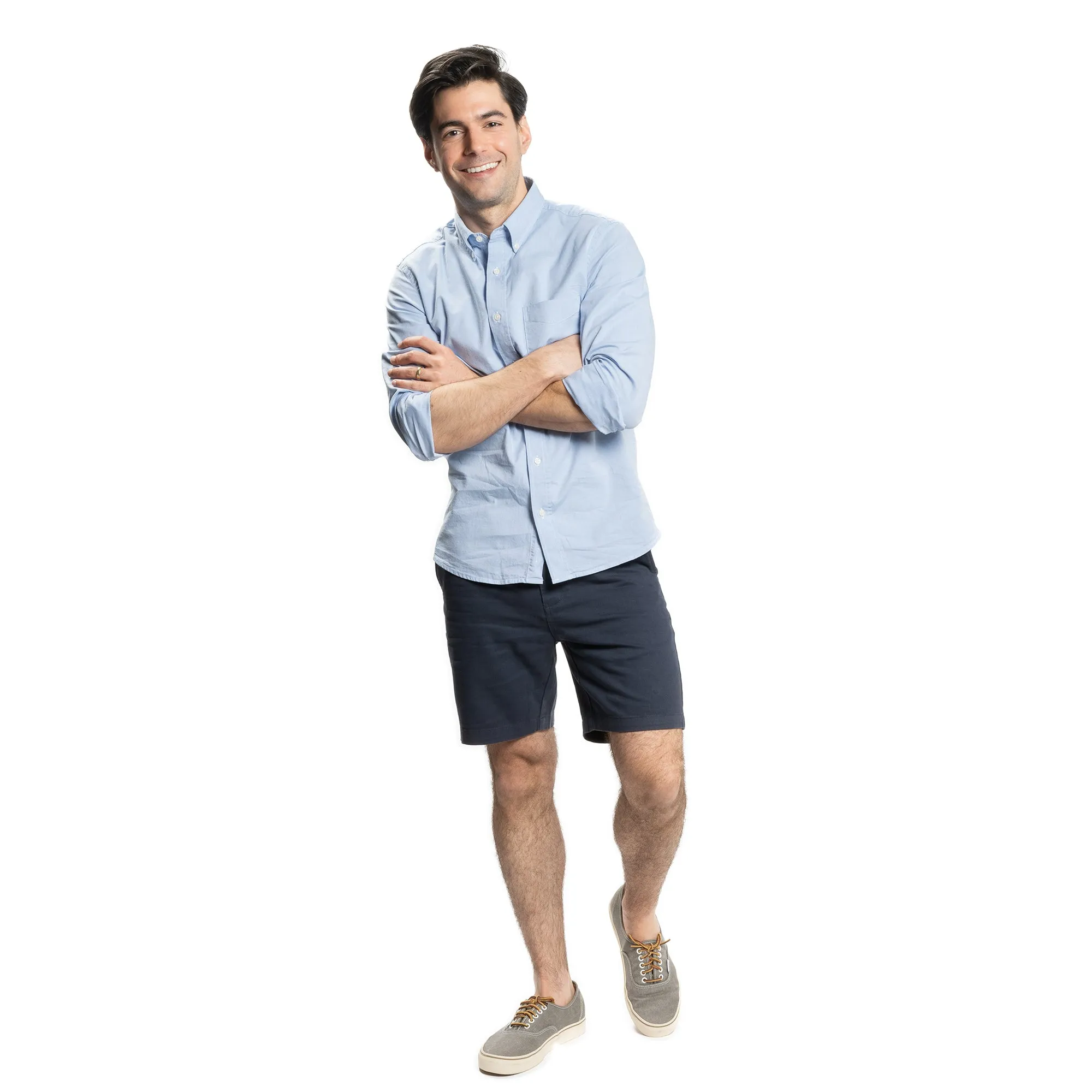 Stretch Chino Shorts - Navy