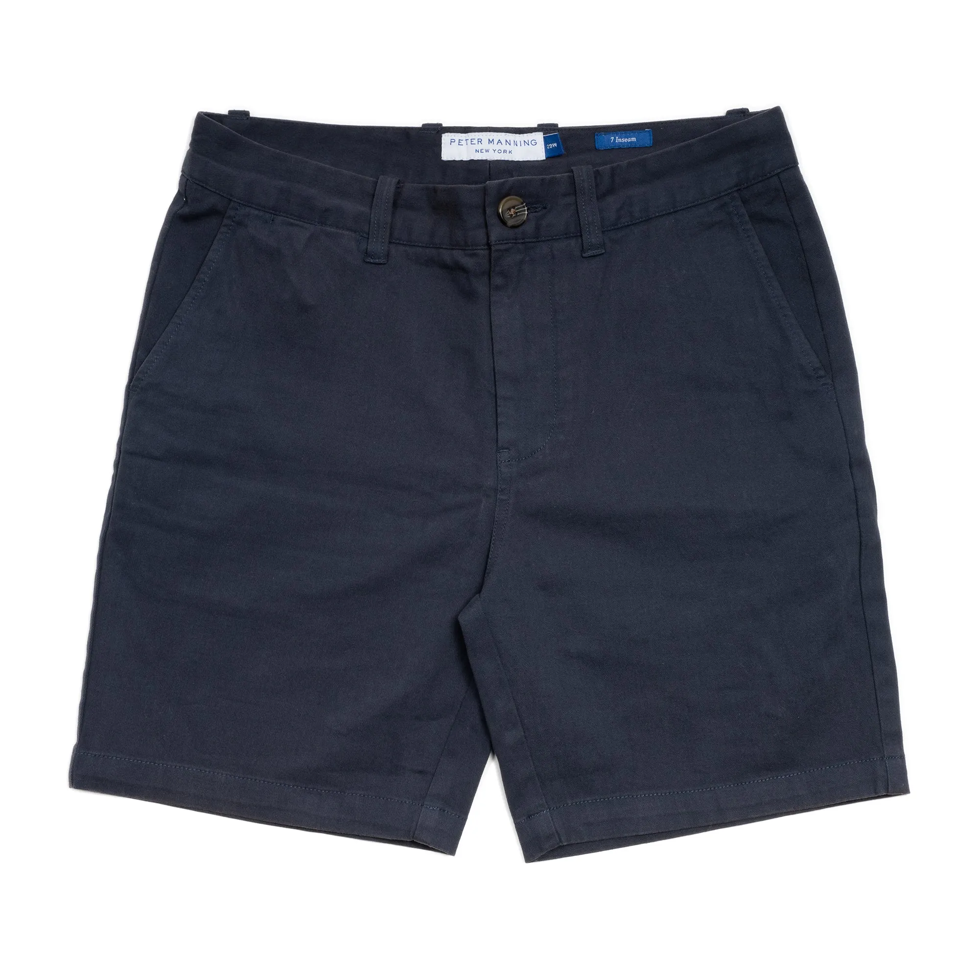 Stretch Chino Shorts - Navy