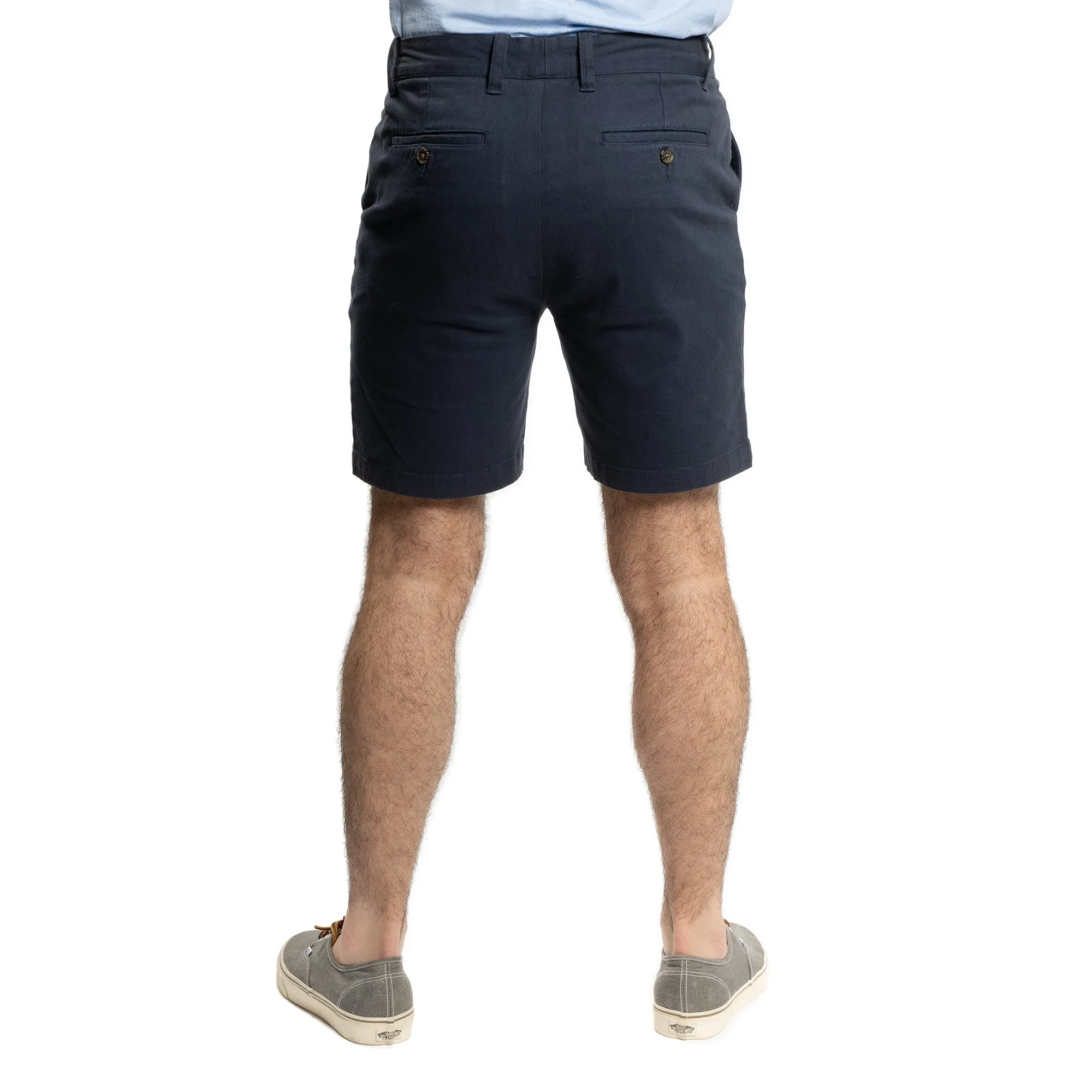 Stretch Chino Shorts - Navy