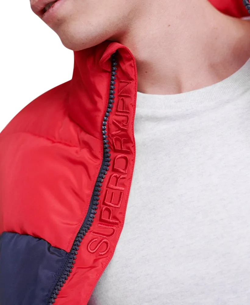 Superdry Men’s Color Stripe Sports Puffer Jacket