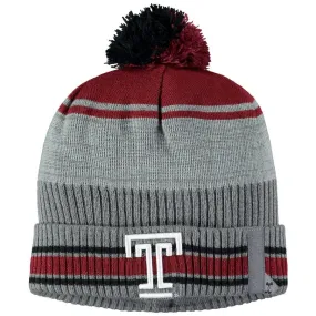 Temple Owls Under Armour 2019 Sideline POM Cuffed Knit Beanie Hat Cap