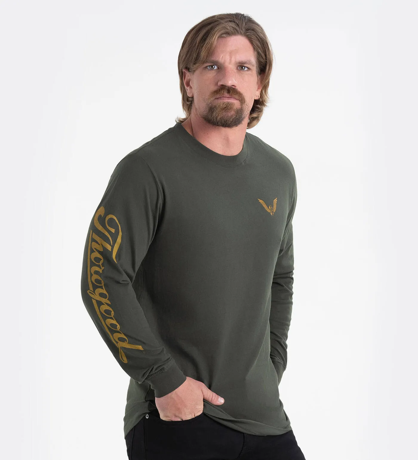 Thorogood Wheel Script Logo Long Sleeve T-Shirt