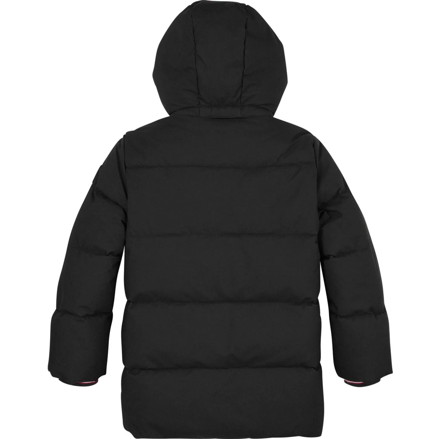 Tommy Hilfiger Black Monotype Ribstop Puffer Jacket