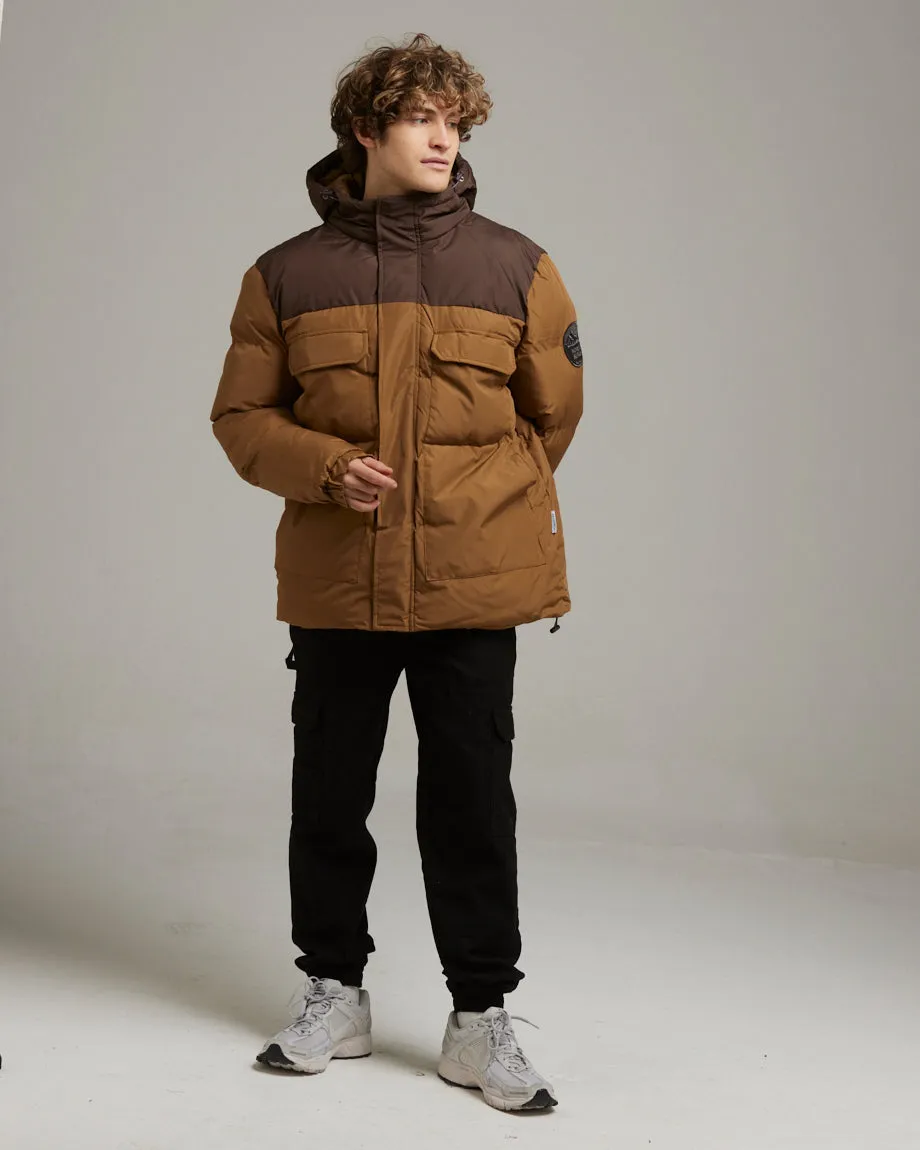 TREWLAWNEY MEN'S PUFFER JACKET | TOBACCO